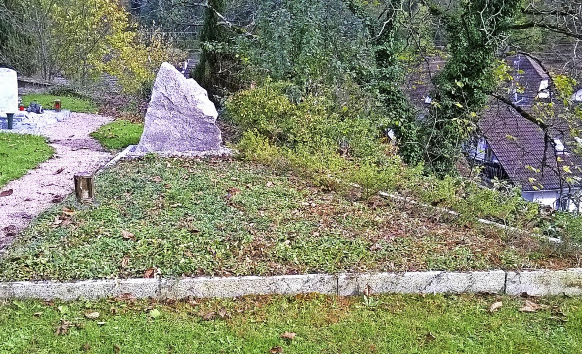 Neuer Unfrieden mit dem Friedhof in Wieslet Schopfheim Badische Zeitung