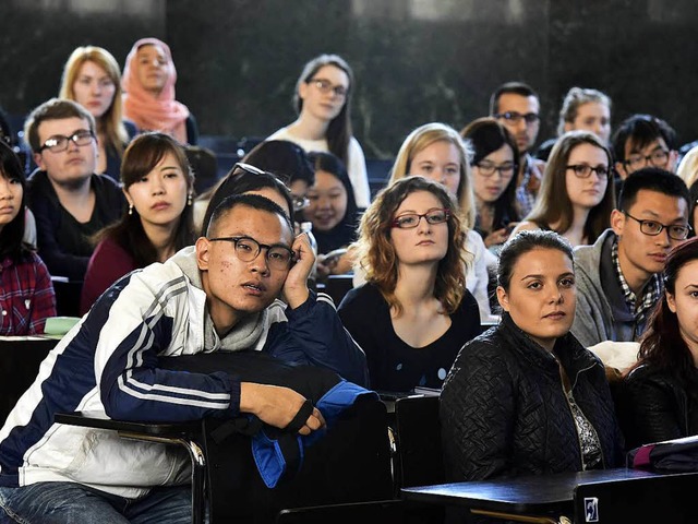 Die Studiengebhren an den Universitt...s schrecken einige Nicht-EU-Brger ab.  | Foto: Thomas Kunz