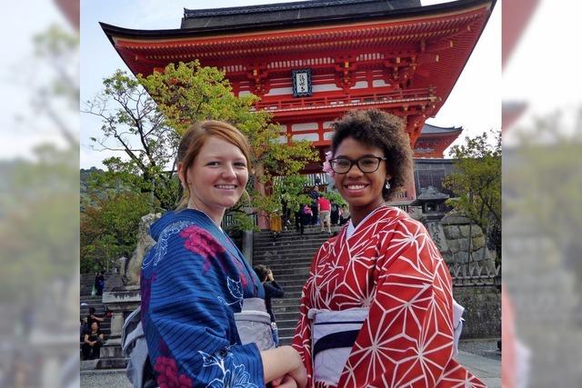 Selfie mit Kimono