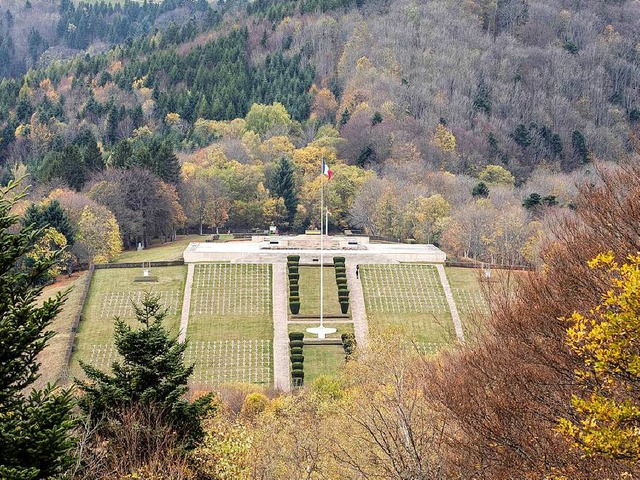 Der franzsische Soldatenfriedhof auf dem Hartmannsweilerkopf  | Foto: Jean-Francois Badias