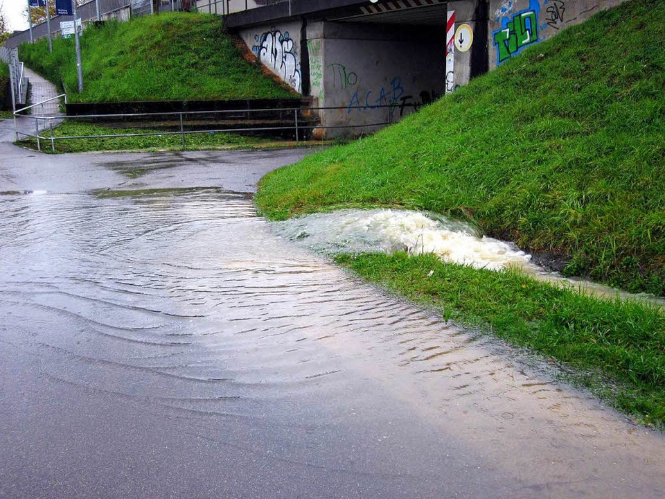 Beim Brödel lief das Wasser auf die Straße  | Foto: Helmut Kohler 