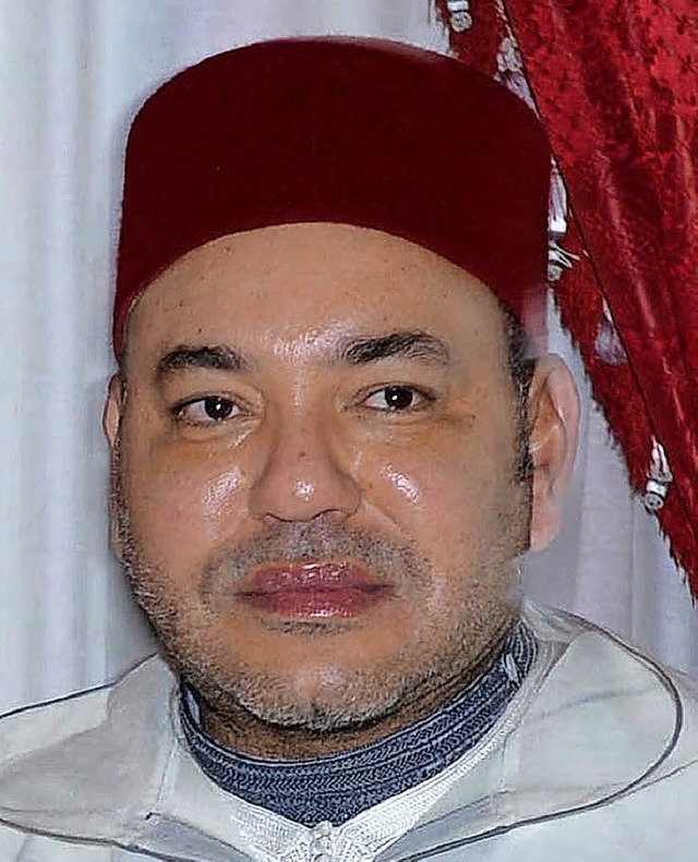 Stolzer Knig: Mohammed VI. von Marokko  | Foto: dpa