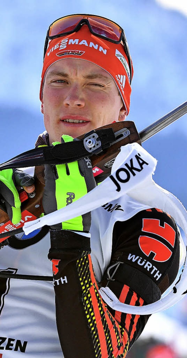 Stolz auf Sprintweltmeister Benedikt  ...ie Helfer des Biathlon-Frdervereins.   | Foto: dpa