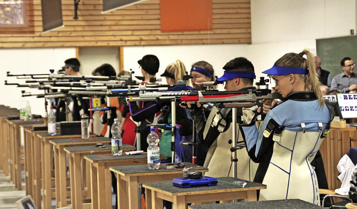 Die Herren der Ringe am Luftgewehr Schießen Badische Zeitung
