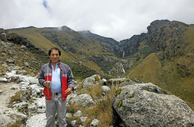 Klger Saul Luciano Lliuya aus Huaraz (Peru) in seiner Heimat   | Foto: dpa