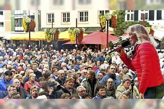 Stadt: Hunderttausende Besucher