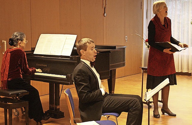 Pernille Ritsch, Sopran und Samuel Gre... begleitete Hiroko Kitawaki-Altmller.  | Foto: Hans Jrgen Kugler