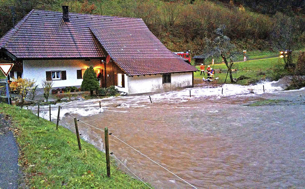 Die Flut traf auch Bürchau - Kleines Wiesental - Badische ...