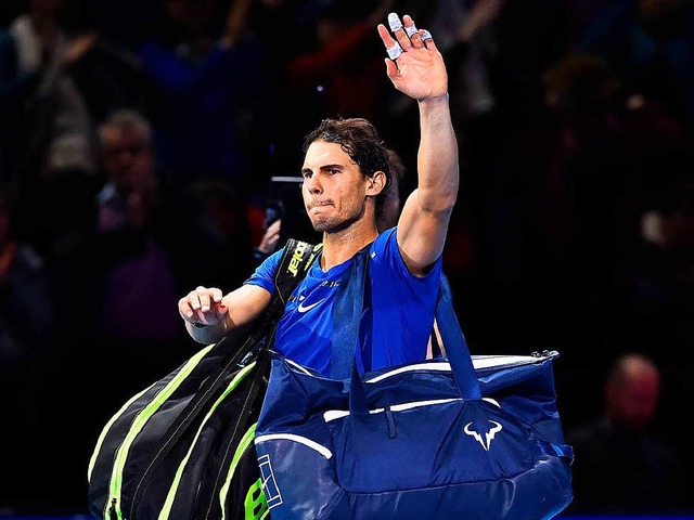 Schmerzen zwingen zur Aufgabe: Rafael Nadel, Nummer eins der Tenniswelt    | Foto: afp
