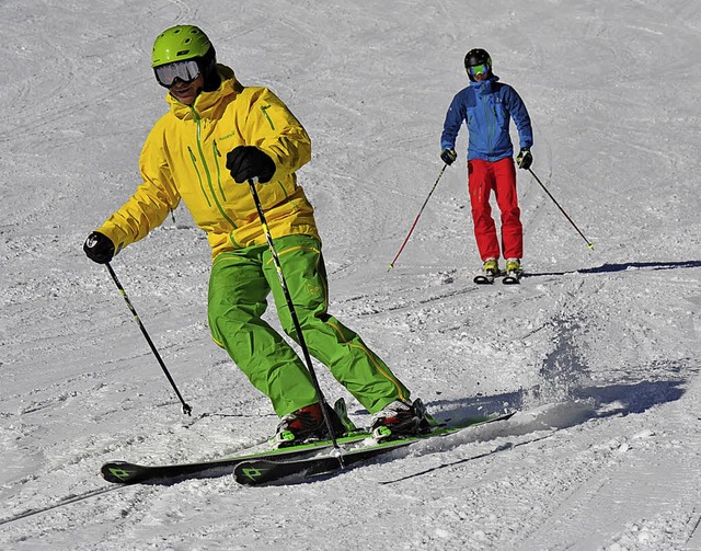 Damit es auf der Piste gut luft, knn... beim Maulburger Skibasar ausstatten.   | Foto: Andrea Schiffner