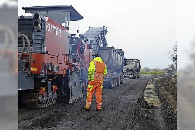 Landesstrae wird saniert