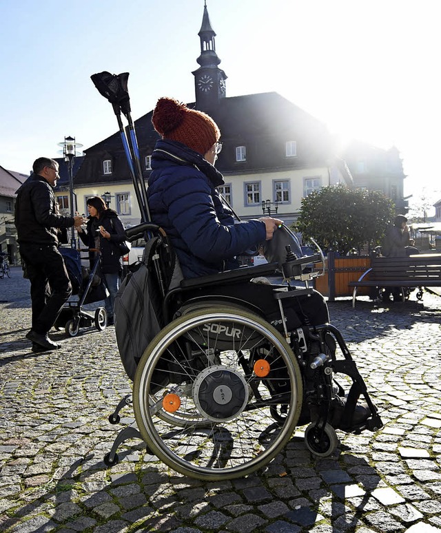 Rollstuhlfahrer haben das Recht auf Teilhabe.   | Foto: Jonas Hirt