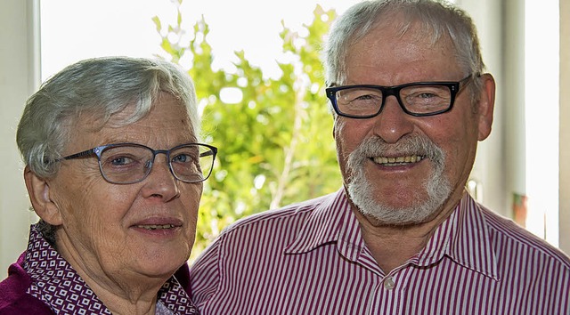 Rita und Gerhard Jger feiern goldene Hochzeit.   | Foto: Olaf Michel