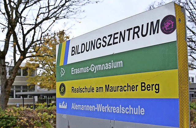 Das Bildungszentrum in Denzlingen soll sich wandeln, nicht nur durch Neubauten.  | Foto: Sophia Hesser