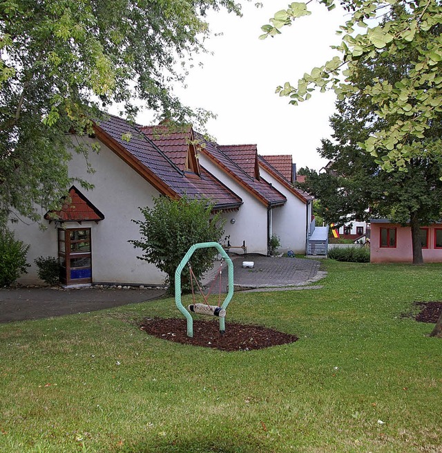 Neben dem Kinderhaus ist ein nachhaltiger Neubau geplant.    | Foto: Frey