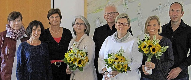 Elke Zimmermann-Fiscella, Gabriele St...th und Bernhard Kohlmann (von links).   | Foto: Landratsamt