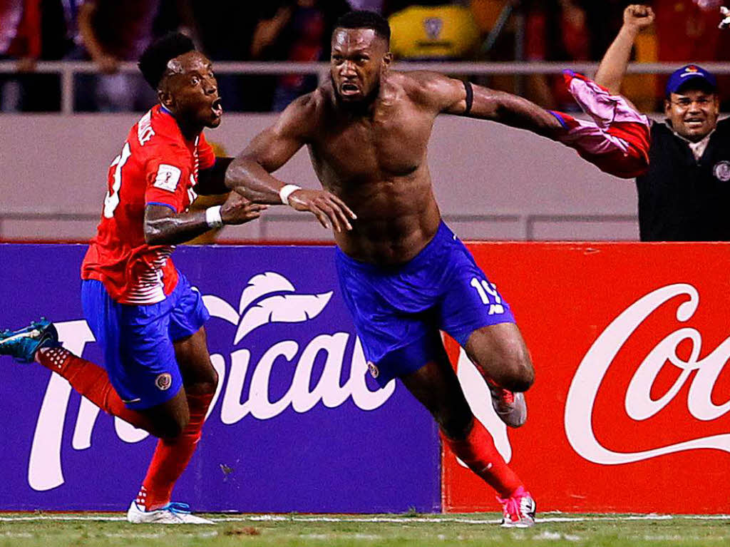 Costa Rica – Weltrangliste: 22WM-Teilnahmen: 5; Grter WM-Erfolg: Viertelfinale (2014); Top-Star: Bryan Ruz;Trainer: Paolo Wanchope; Auslosungstopf: 3
