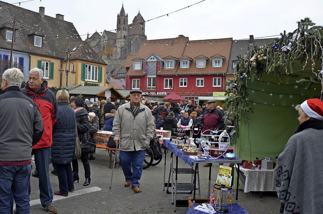 Der Breisacher Weihnachtsmarkt findet ... Jahr nicht auf dem Marktplatz statt.   | Foto: Archivbild: Claudia Mller