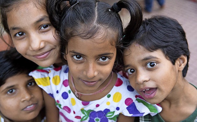 Die Kinder im indischen Andheri werden...lpingfamilie Rheinfelden untersttzt.   | Foto: Frank Becker