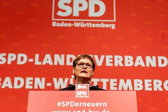 SPD-Landeschefin Breymaier weist Kritiker in die Schranken