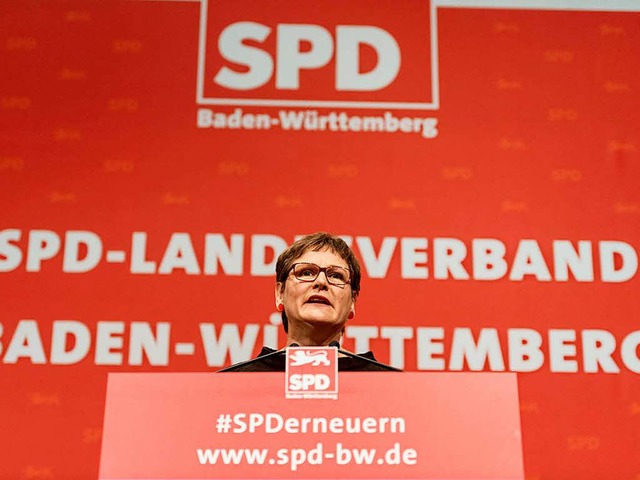 SPD-Landeschefin Leni Breymaier.  | Foto: dpa