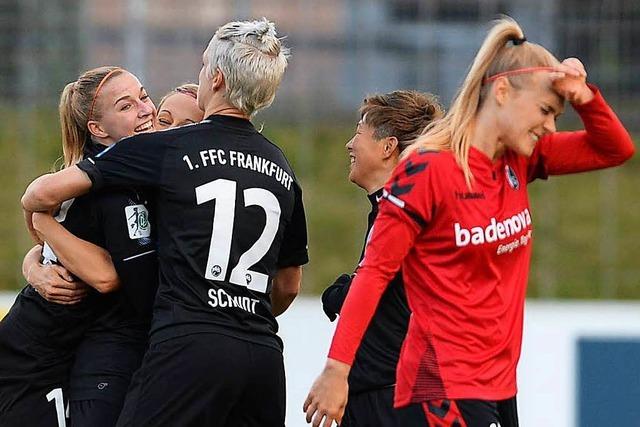 Frauen des SC Freiburg unterliegen FFC Frankfurt mit 0:3