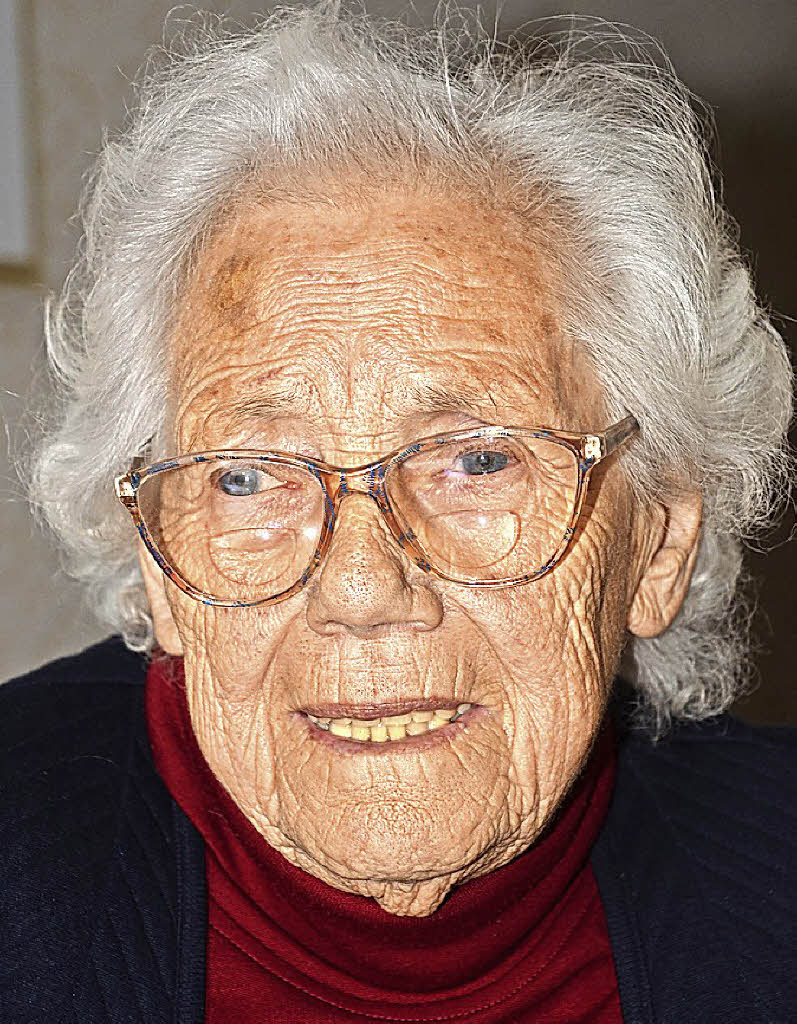 Martha Muth wird heute 90 Sasbach Badische Zeitung