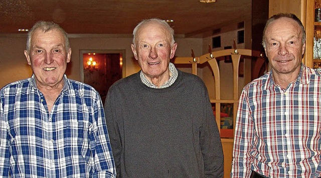 Sie sind treue Mitglieder des Skiclubs...enbach, Eugen Sigg und  Karl Httich.   | Foto: Heinrich Fehrenbach