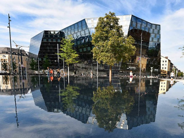 Das neue Herz der Uni: die UB. | Foto: Rita Eggstein Das neue Herz der Uni: die UB. | Foto: Rita Eggstein