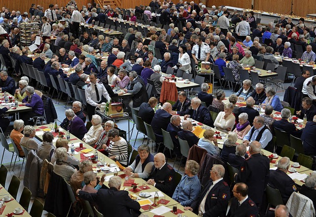 Gute Stimmung herrschte  beim Senioren...wehrverbands Emmendingen in Endingen.   | Foto: Benedikt Sommer