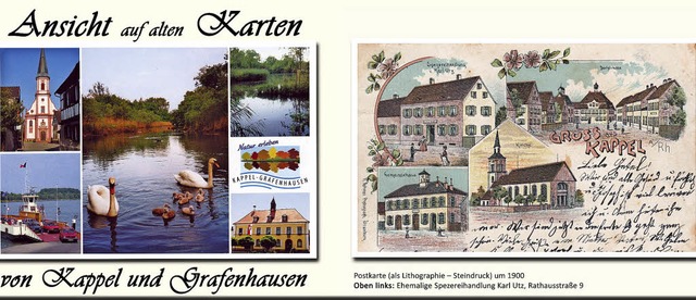 Die Broschre mit Ansichten von alten Postkarten   | Foto: Arbeitskreis Historie