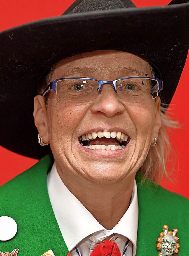 Fr Sybille Lehmann wird es die letzte Fasnacht als Narrenmutter.  | Foto: Wolfgang Scheu