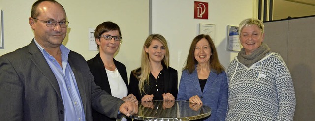 Martin Bursch, Katharina Butschle, Isa...ris Meyer und Heidi Glss (von links)   | Foto: Britta Wieschenkmper