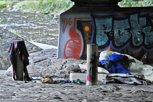 Obdachloser leblos unter einer Brcke an der Dreisam gefunden