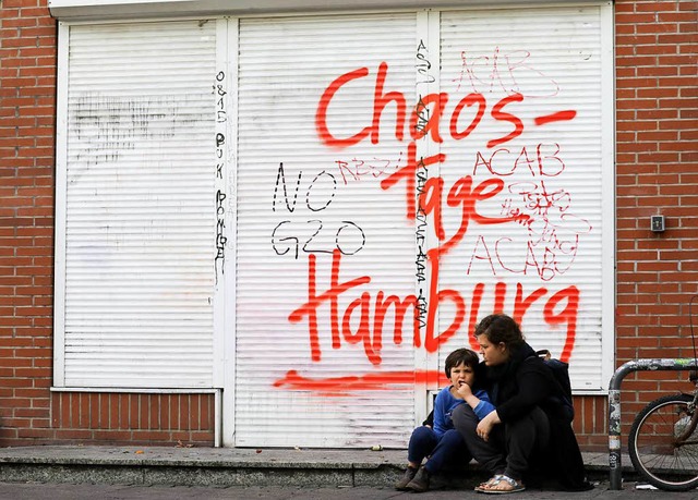 In Hamburg eskalierten Teile des Protestes gegen den G20-Gipfel.  | Foto: dpa