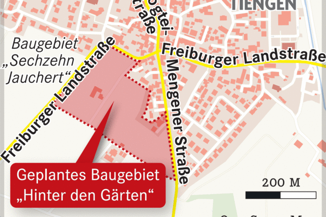 In Tiengen geht es nun ans nchste Baugebiet