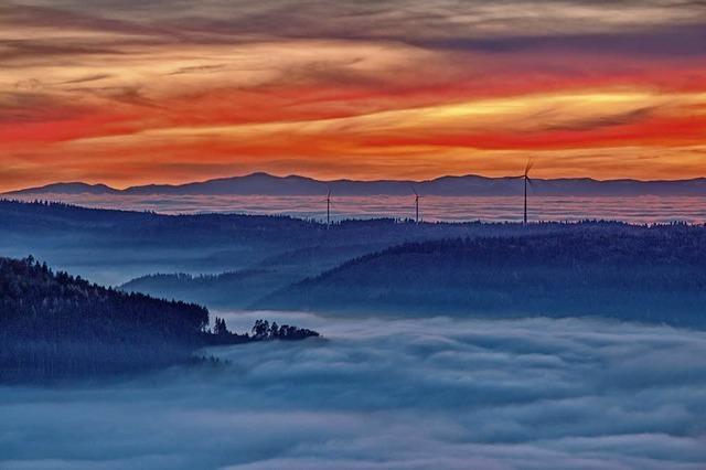 Abendblick von der Burg aus