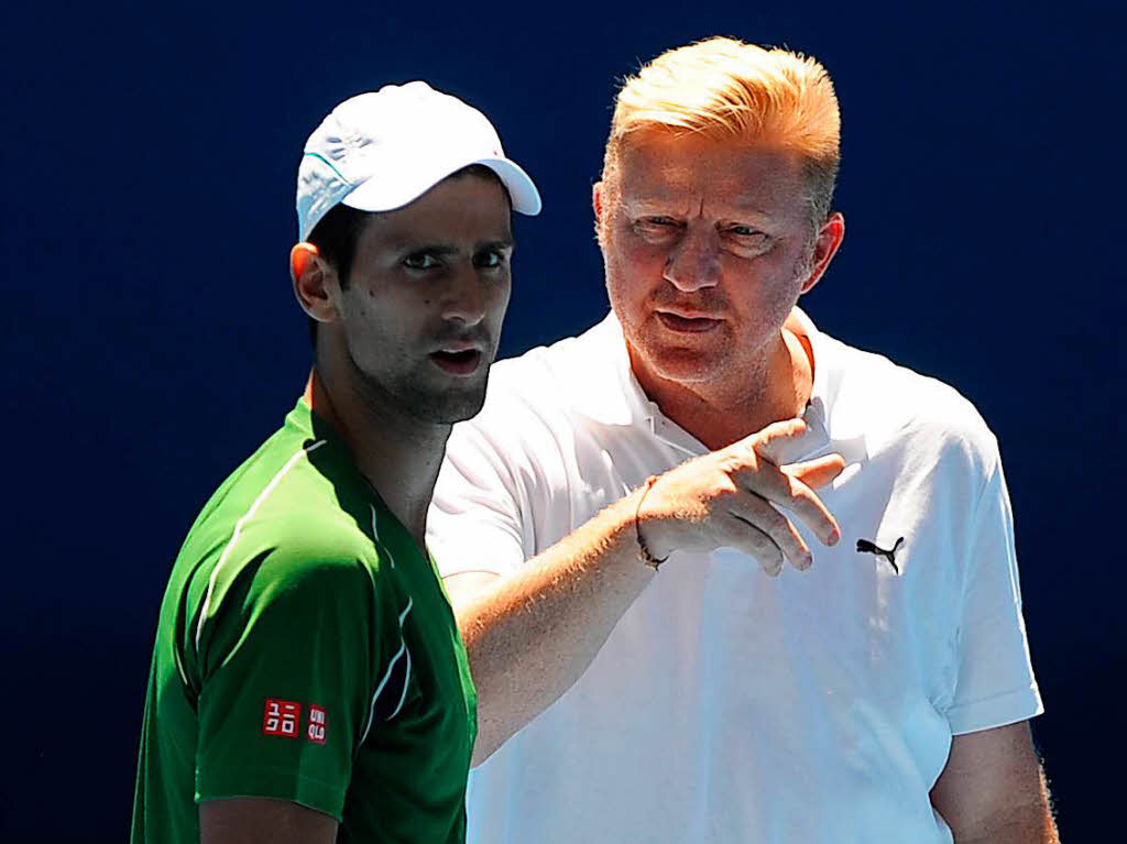 … als Trainer von Novak Djokovic. Der Serbe dominiert unter Becker das Welttennis, setzt sich an der Spitze der  Weltrangliste fest.