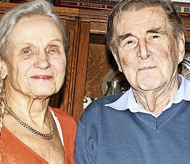 Ina und Romano Gnther haben 1952 geheiratet.   | Foto: Lacher
