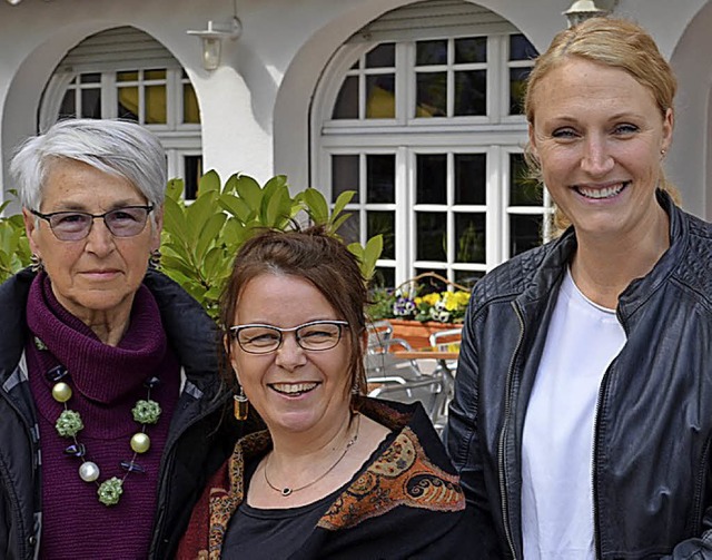 Anna Maria Janen, Anke Reinbach und Verena Kientz (von link)   | Foto: Britta wieschenkmper