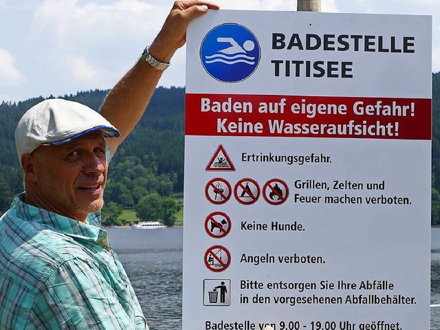 Das Strandbad wird auch 2018 nur noch eine Badestelle sein.  | Foto: Tanja Bury