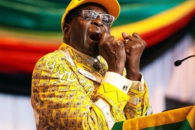 Simbabwes Prsident Mugabe ist zurckgetreten