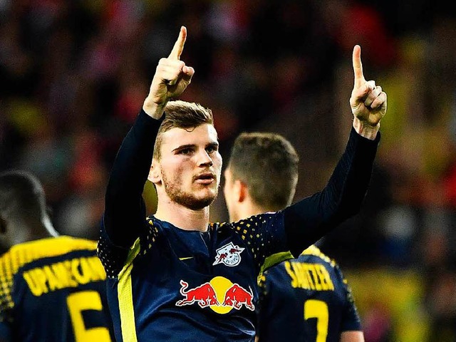 Leipzigs Torschtze Timo Werner  | Foto: AFP