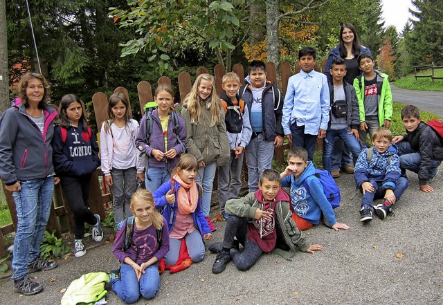 Gruppenfoto der Klasse 4b vom  Landschulheimaufenthalt   | Foto: Privat