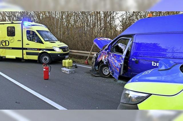 Vier Verletzte auf der L 75