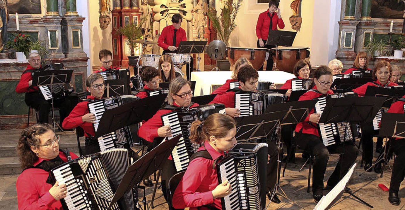 Gut besucht: Akkordeonkonzert in Sankt Stephan   | Foto: Mario Schneberg