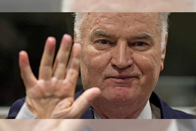 Eklat bei Urteilsverkündung im Mladic-Prozess