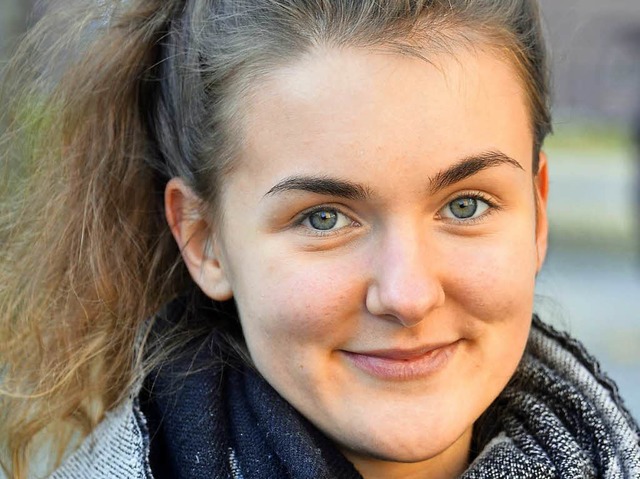 Carlotta Schssler, 17, Kepler-Gymnasium, Freiburg.  | Foto: Michael Bamberger