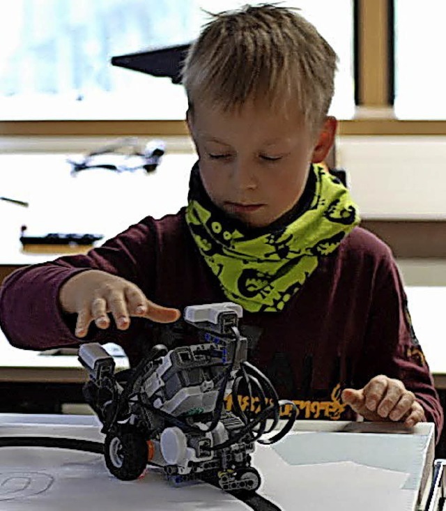 <BZ-FotoAnlauf>Roboterwettbewerb: </BZ...echnikbegeisterte Kinder ein Hhepunkt  | Foto: Veranstalter