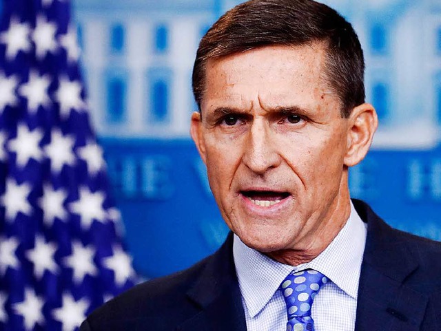 Michael Flynn war nur drei Wochen lang...fr Nationale Sicherheit. (Archivbild)  | Foto: dpa